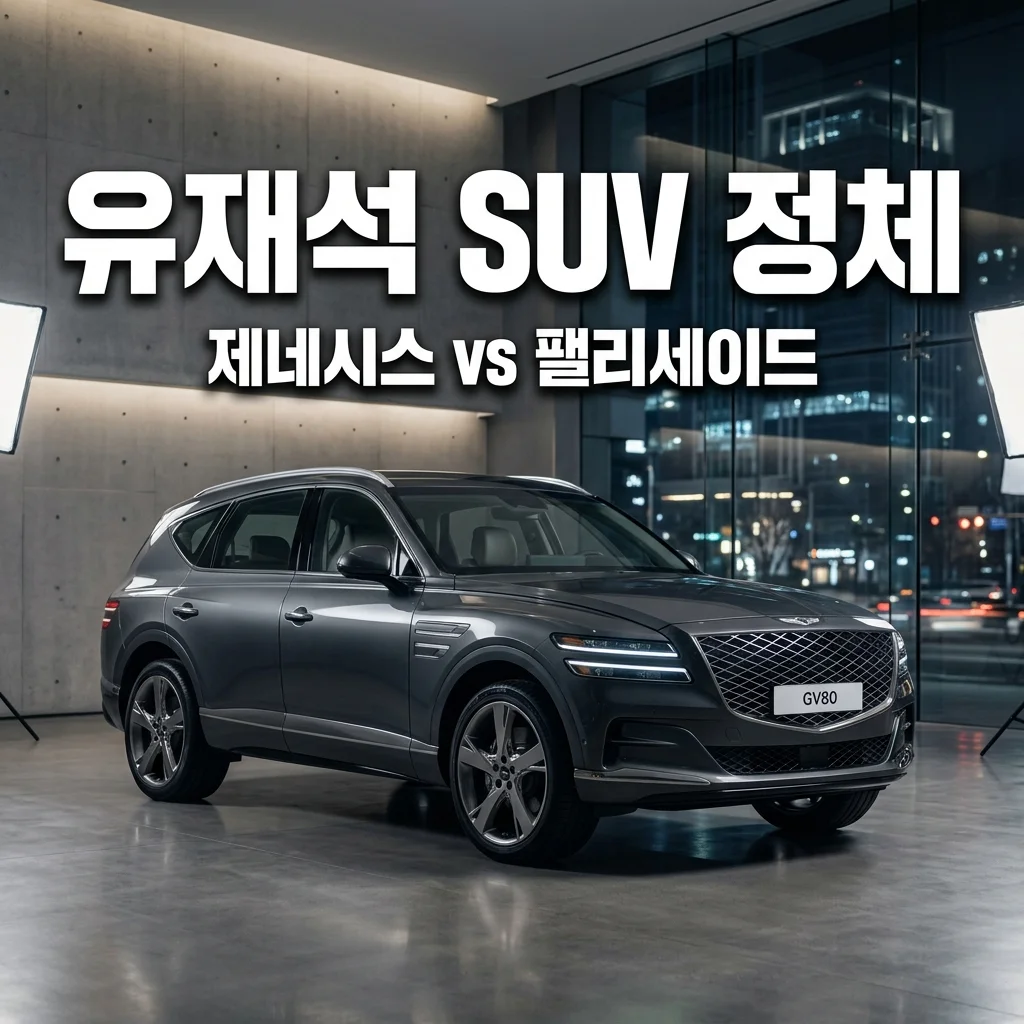 유재석 국산 SUV 목격담 진실! 팰리세이드 vs 제네시스 실제 차종 확인
