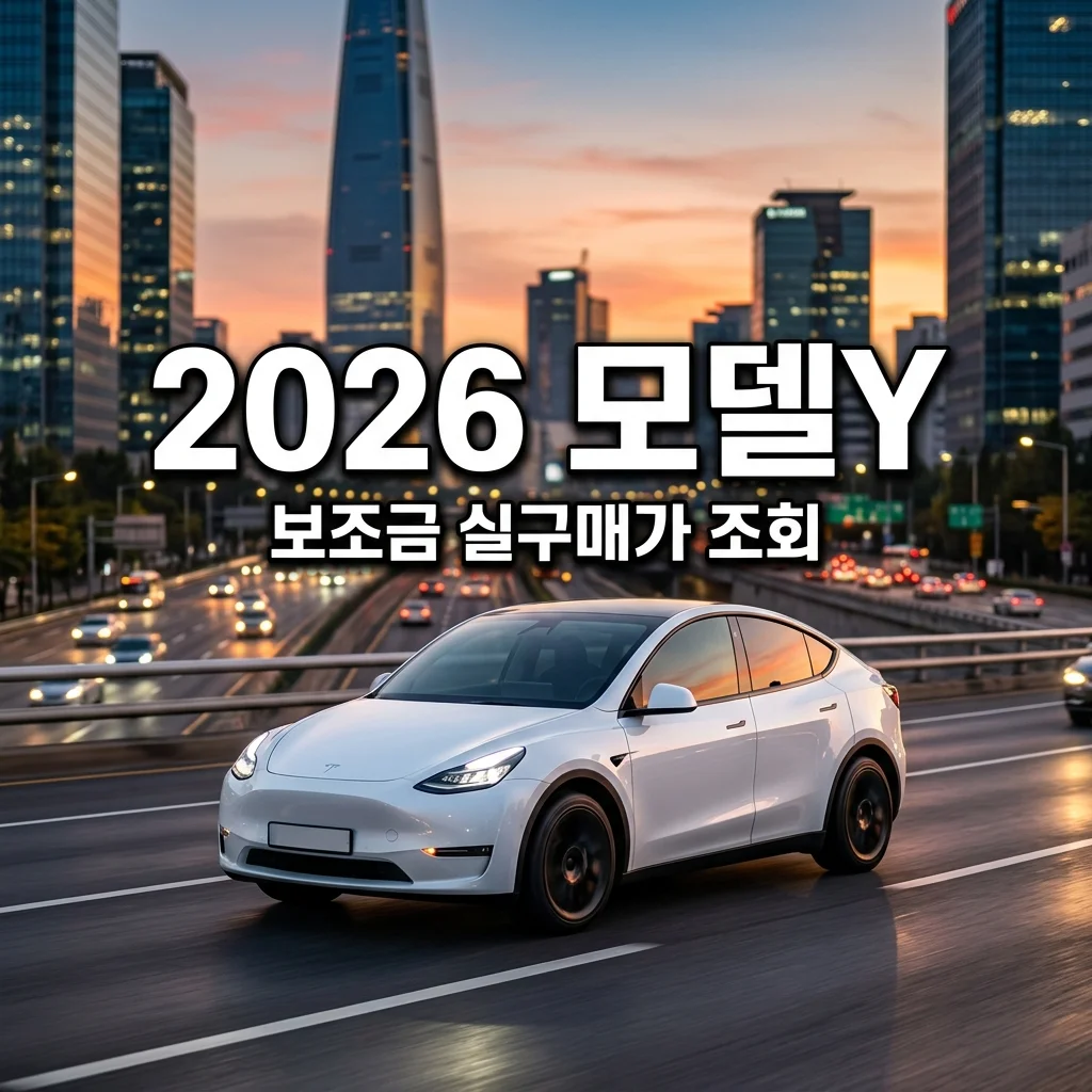 2026 테슬라 모델Y RWD 실구매가 및 지자체별 보조금 잔여량 조회하기