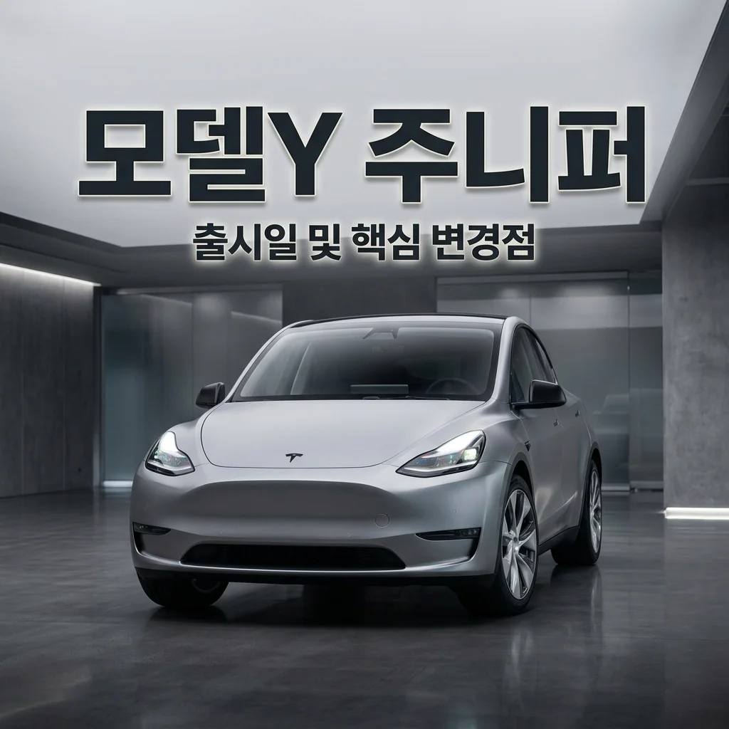 테슬라 모델Y 주니퍼 출시일 및 롱레인지 페이스리프트 핵심 변경점 7가지