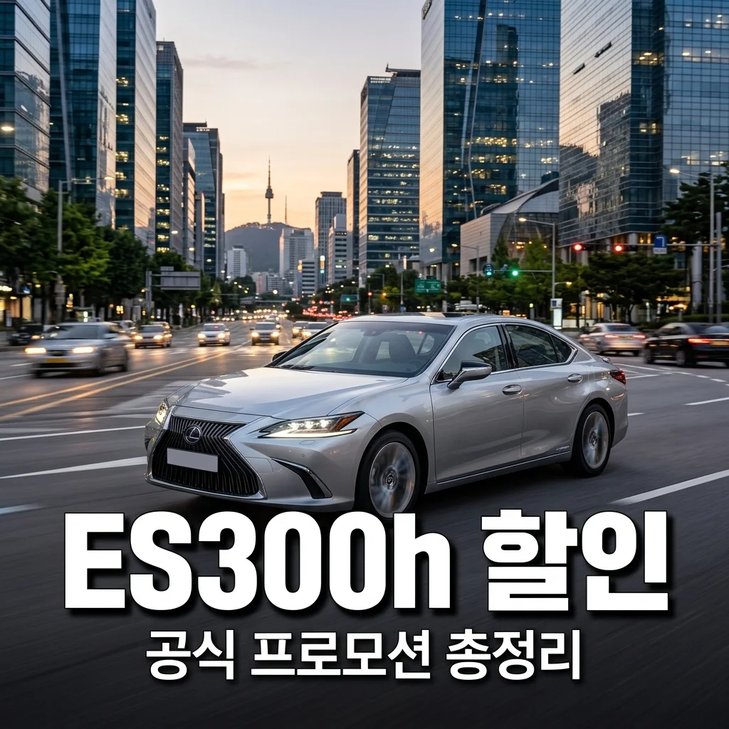 렉서스 ES300h 공식 프로모션 및 2026년 할인 혜택 최대 받는 법