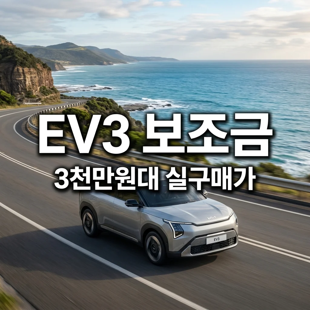 기아 EV3 보조금 100% 확정! 3천만원대 실구매가 및 혜택 완벽 가이드