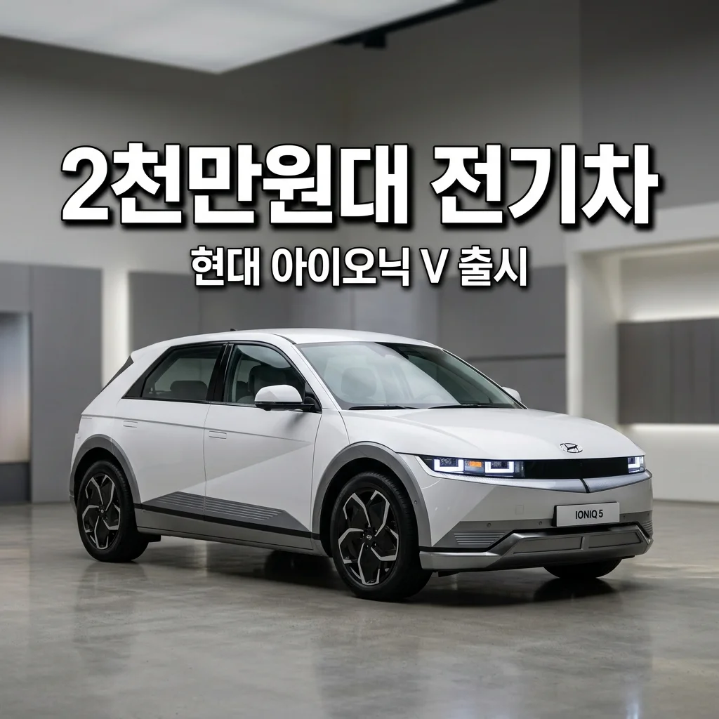 현대 아이오닉 V 가격 제원 총정리! 2천만원대 보급형 전기차의 반격