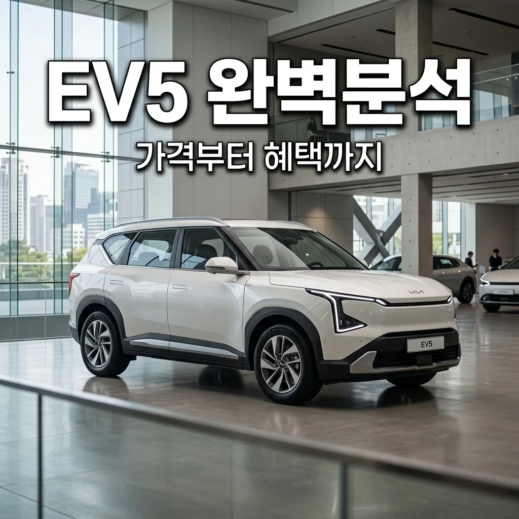 기아 EV5 사전계약 혜택 및 가격 총정리: 중국형 모델 스펙 비교까지