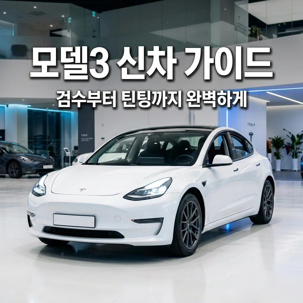테슬라 모델3 신차패키지 추천 및 인도장 필수 검수 리스트 완벽 가이드