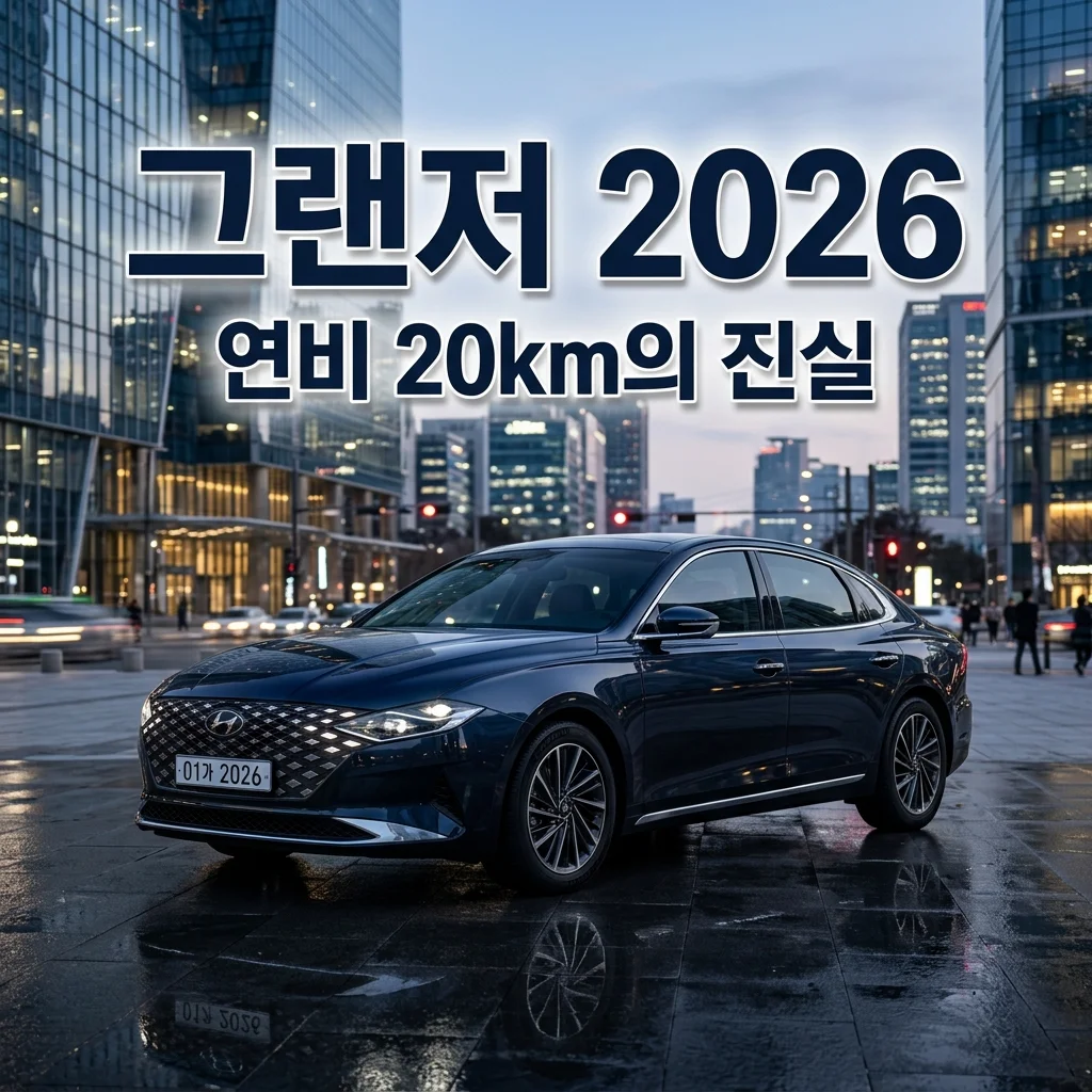 2026 현대 그랜저 페이스리프트 공개! 하이브리드 연비 20km/L 진짜일까?