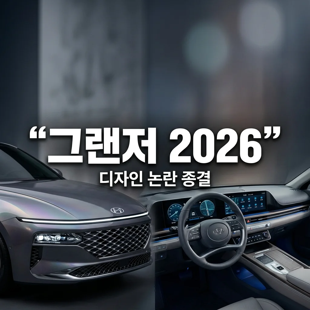 2026 그랜저 페이스리프트 실내 분석, 일자 눈썹 디자인 논란 종결됐을까?