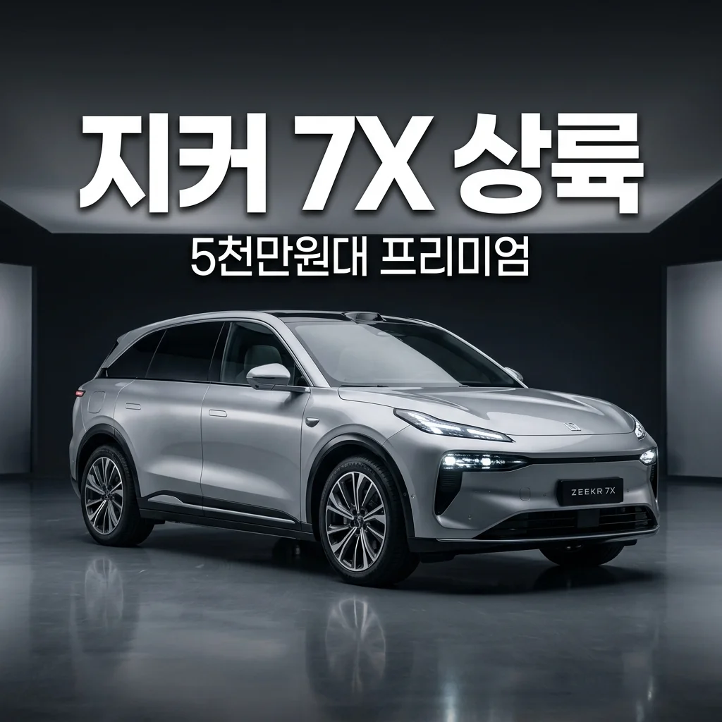 지커 7X 국내 출시 가격 및 스펙 총정리: CATL 배터리로 테슬라 잡을까?