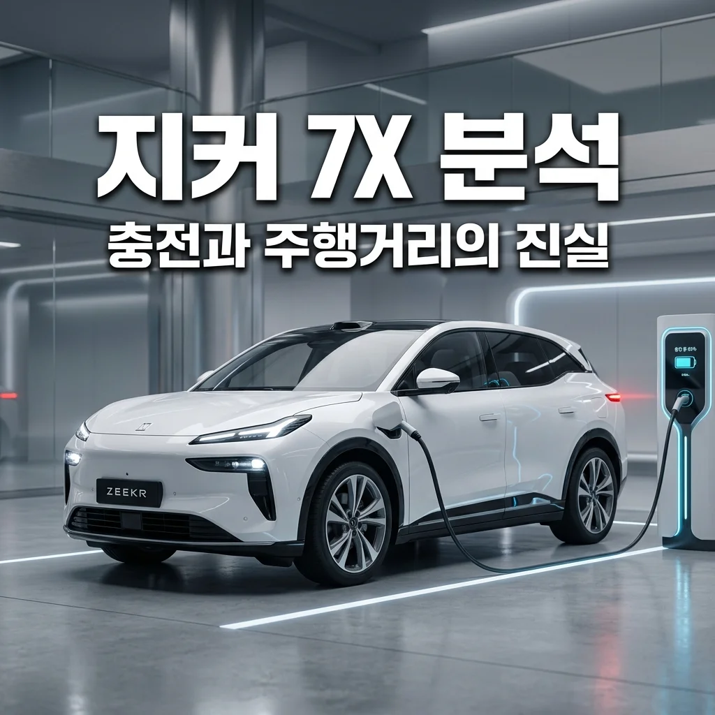 지커 7X 800V 초급속 충전과 주행거리 600km, 실제 성능 진실은?
