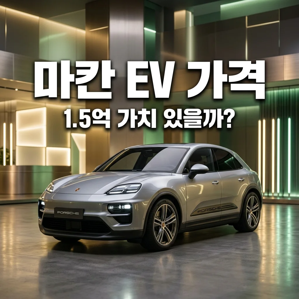 포르쉐 마칸 EV 가격 논란, 풀옵션 1억 5천? 타이칸과 중고 감가 가성비 완벽 비교
