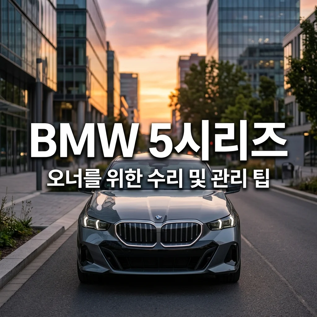 BMW 5시리즈 완벽 가이드: 제원부터 고질병 수리 비용 꿀팁까지