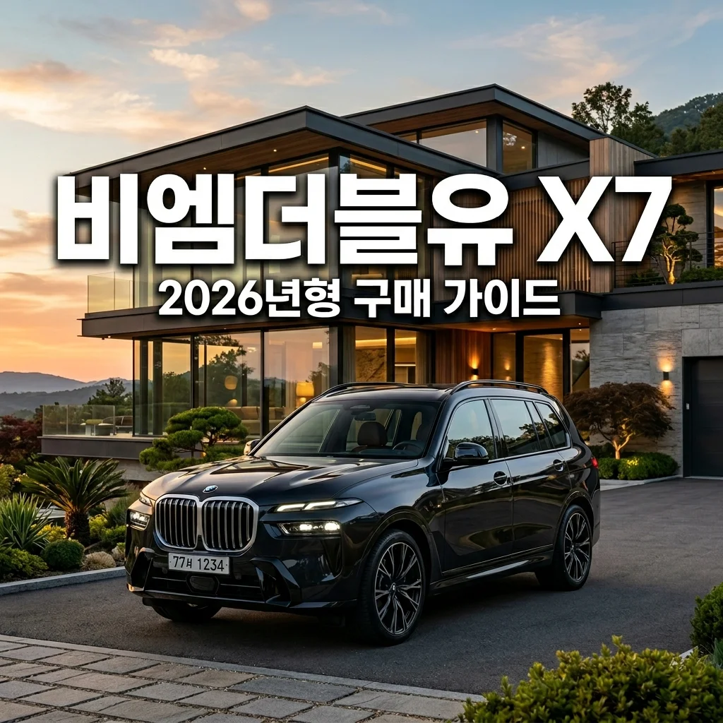 2026 BMW X7 가격 및 프로모션 혜택 총정리: 40i 40d M60i 비교 선택 가이드