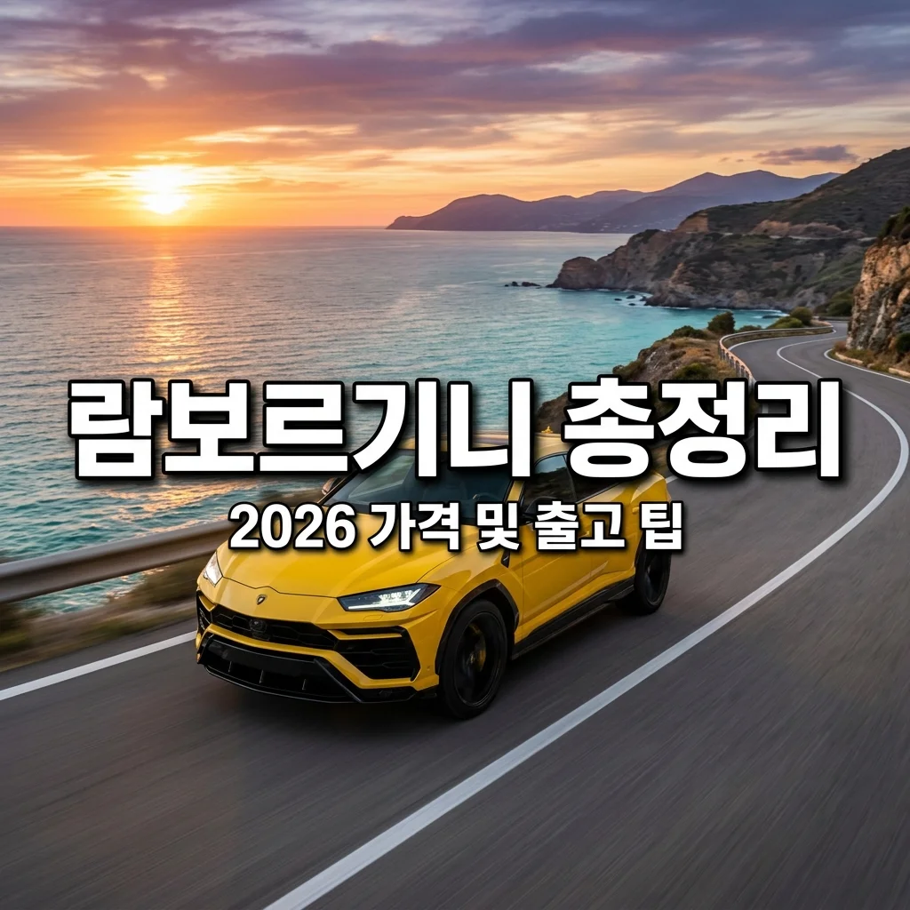 람보르기니 가격 및 출고 기간 총정리 (2026 우루스 SE 포함)