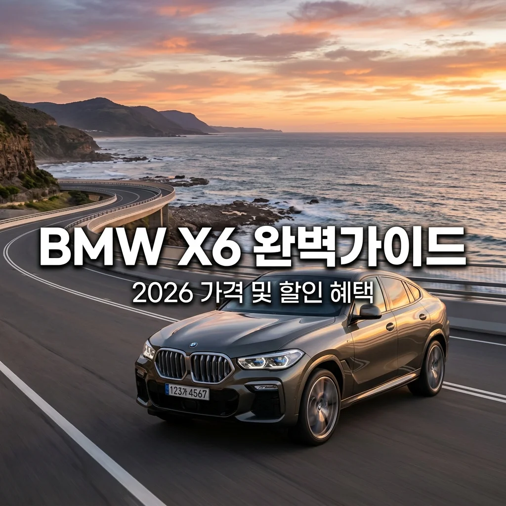 2026 BMW X6 가격 할인 제원 총정리! 40i 30d 후회 없는 선택 가이드