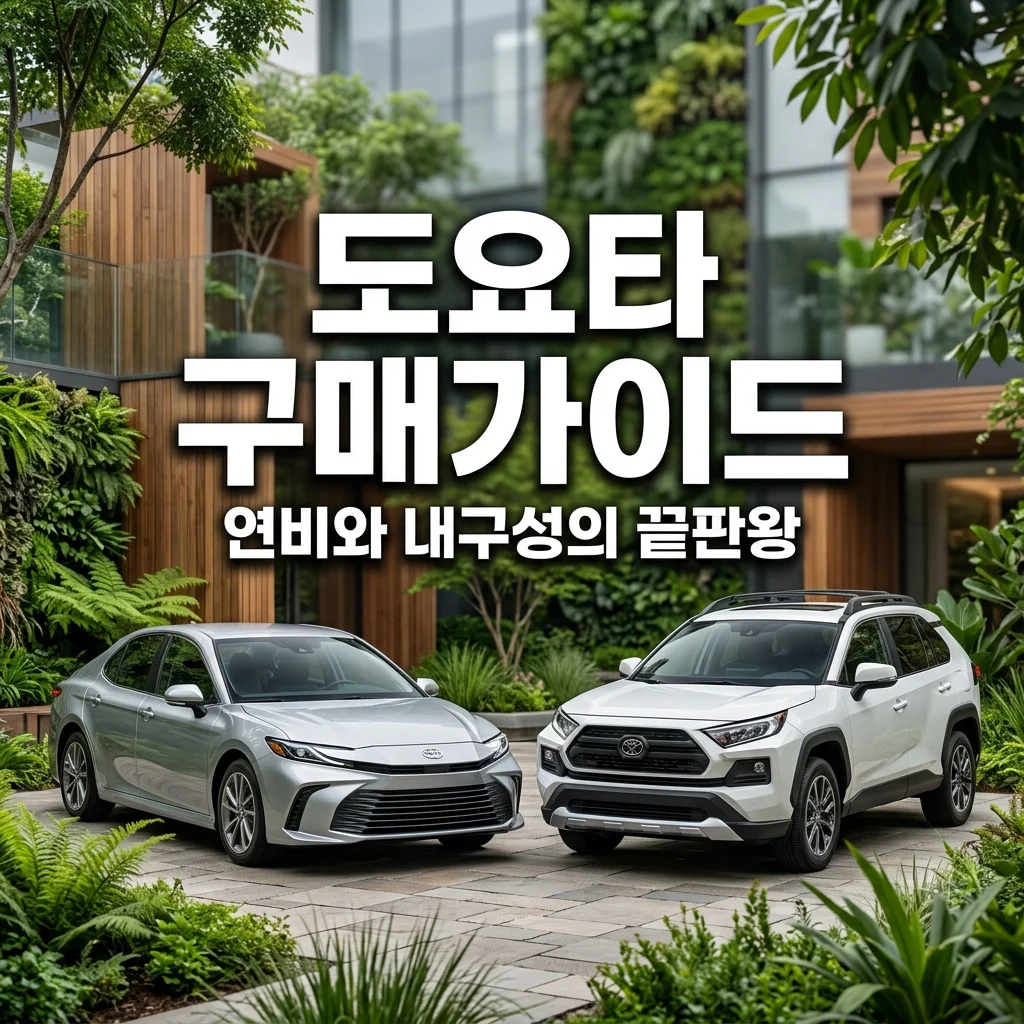 도요타 하이브리드 추천 라인업 및 2026 유지비 완벽 가이드