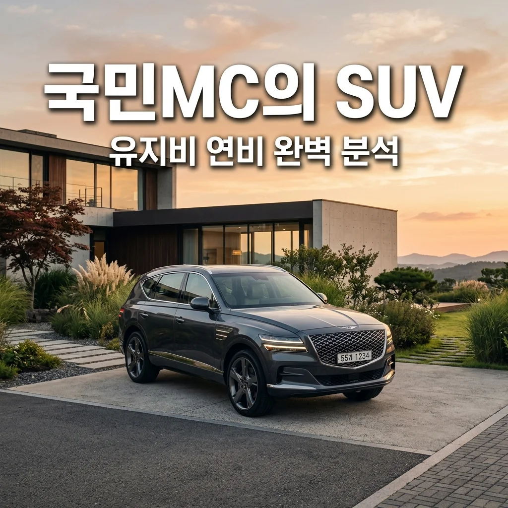 유재석 포르쉐 포기하고 산 국산 SUV? 제네시스 GV80 연비 유지비 총정리