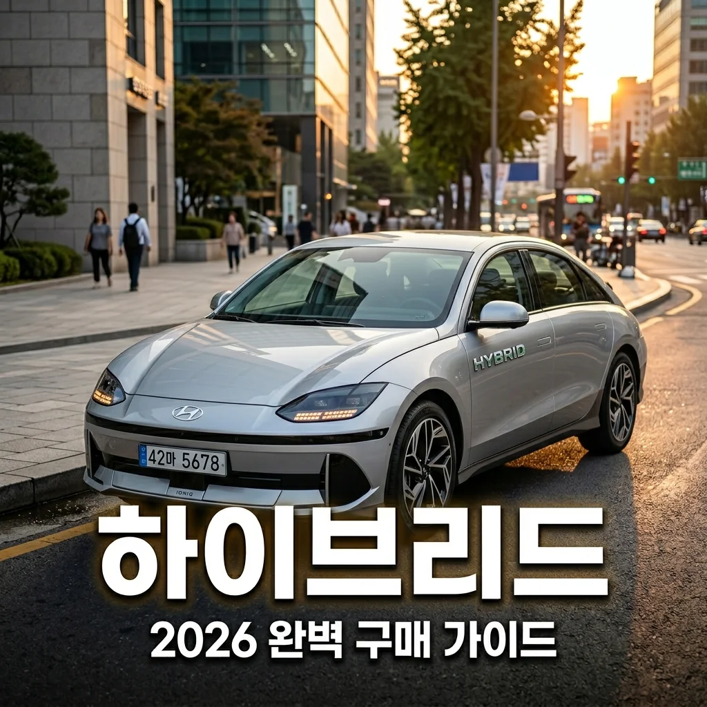 하이브리드자동차 장단점 및 2026년 혜택 총정리! 실구매 가이드
