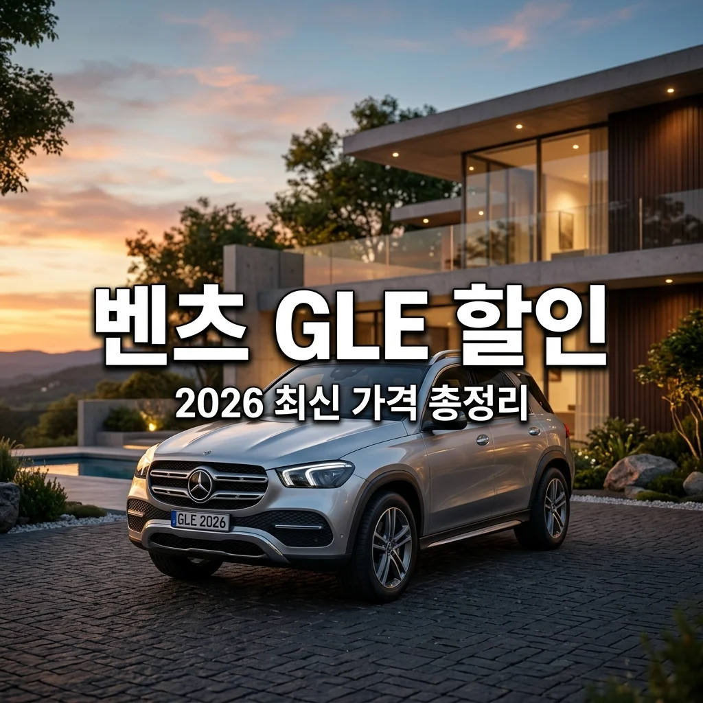 2026 벤츠 GLE 가격 및 할인 혜택 총정리! 450 4MATIC vs 53 AMG 완벽 비교