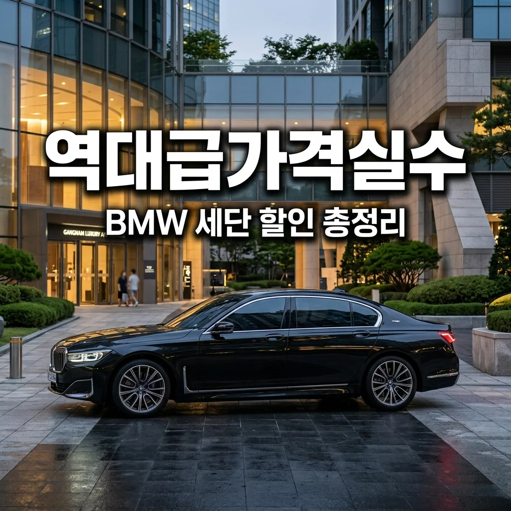 BMW 세단 가격 실수 출시 논란? 2026년형 할인 혜택 및 실구매가 총정리