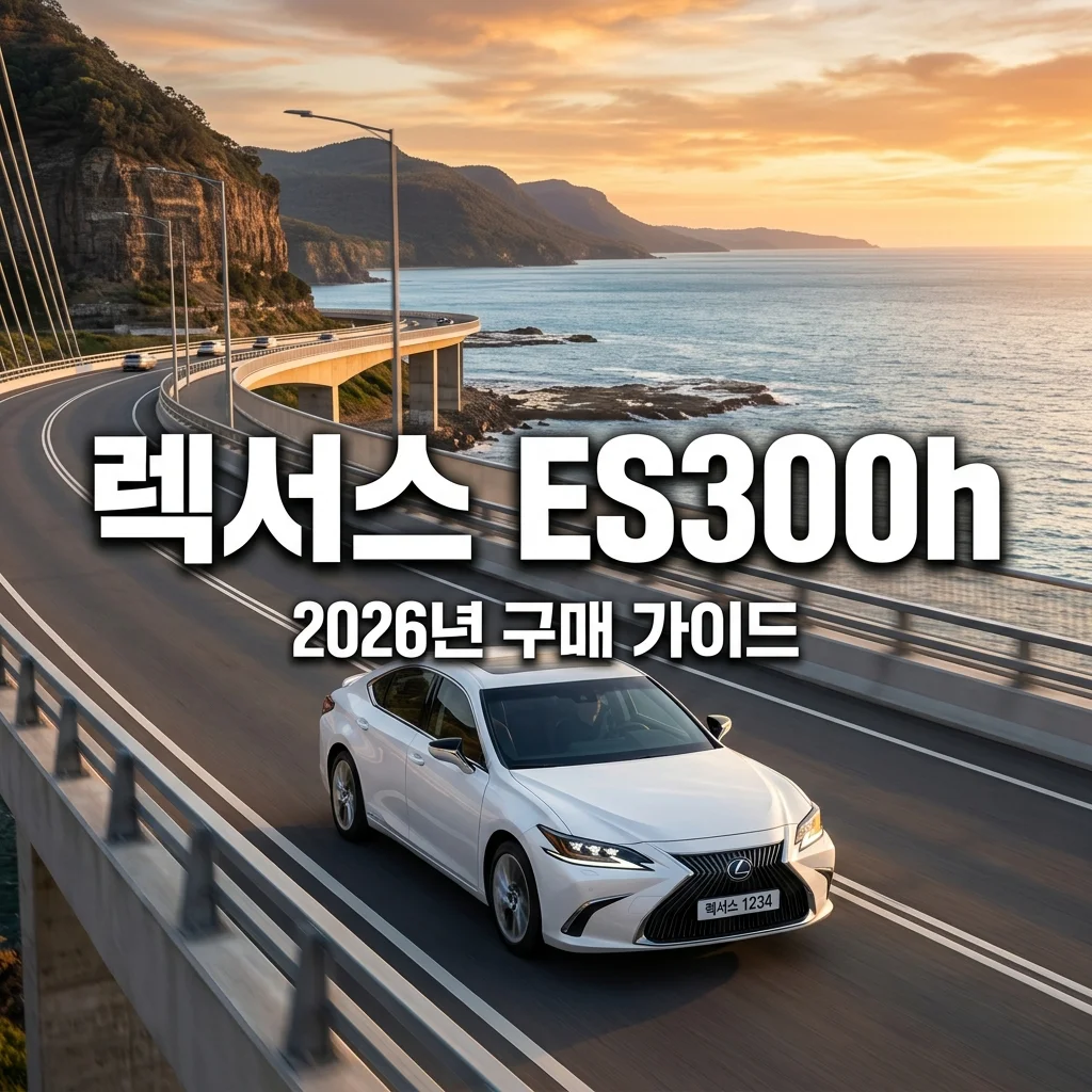 렉서스 ES300h 풀체인지 정보와 2026년형 할인 혜택 완벽 정리