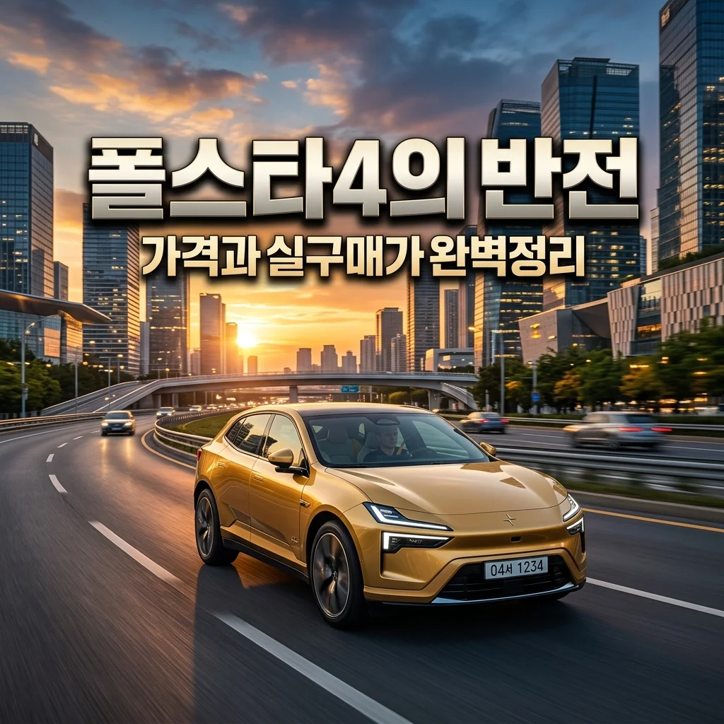 폴스타4 가격 실구매가 제원 총정리: 뒷유리 없는 SUV의 매력은?