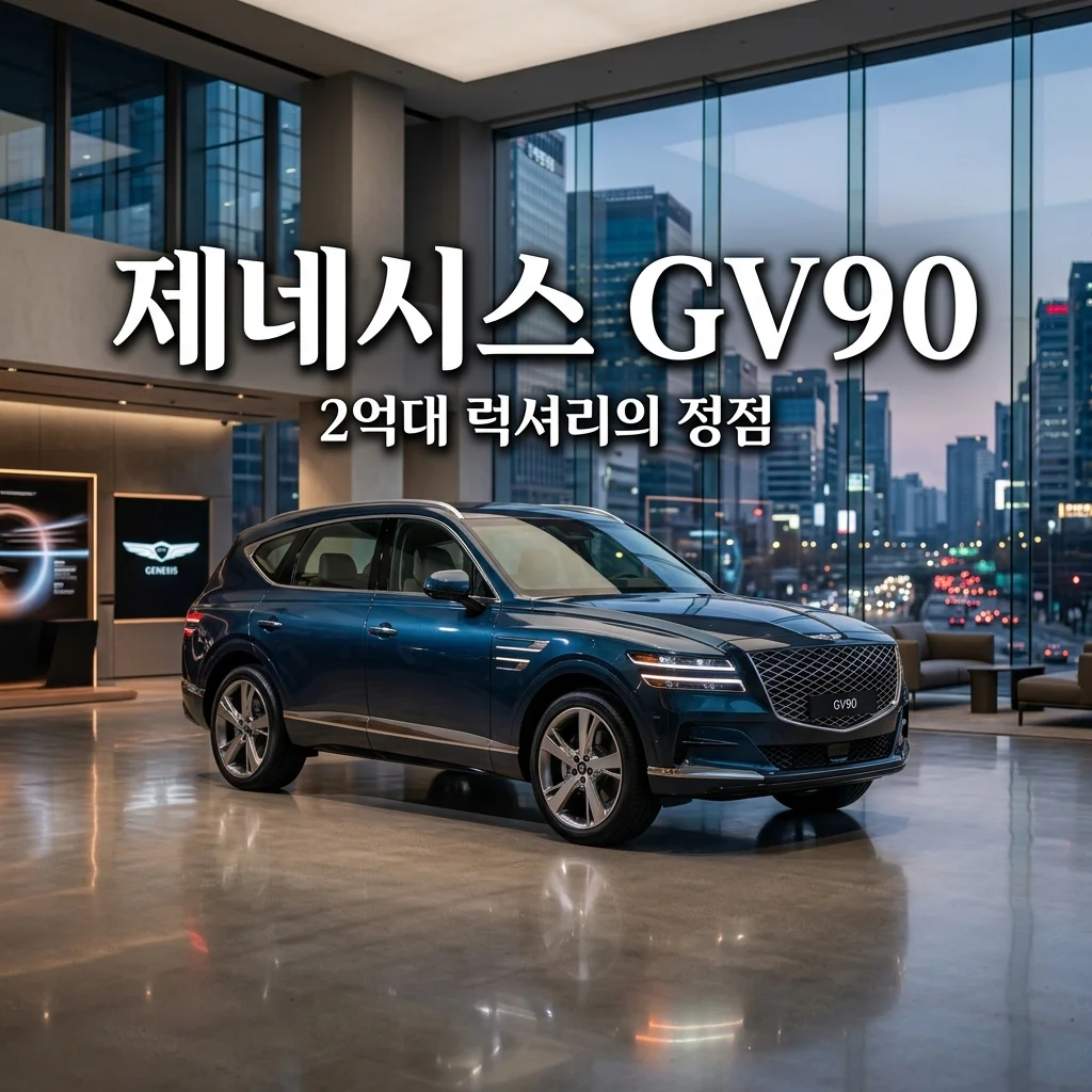 제네시스 GV90 가격 출시일 총정리: 2억대 명품 SUV의 모든 것