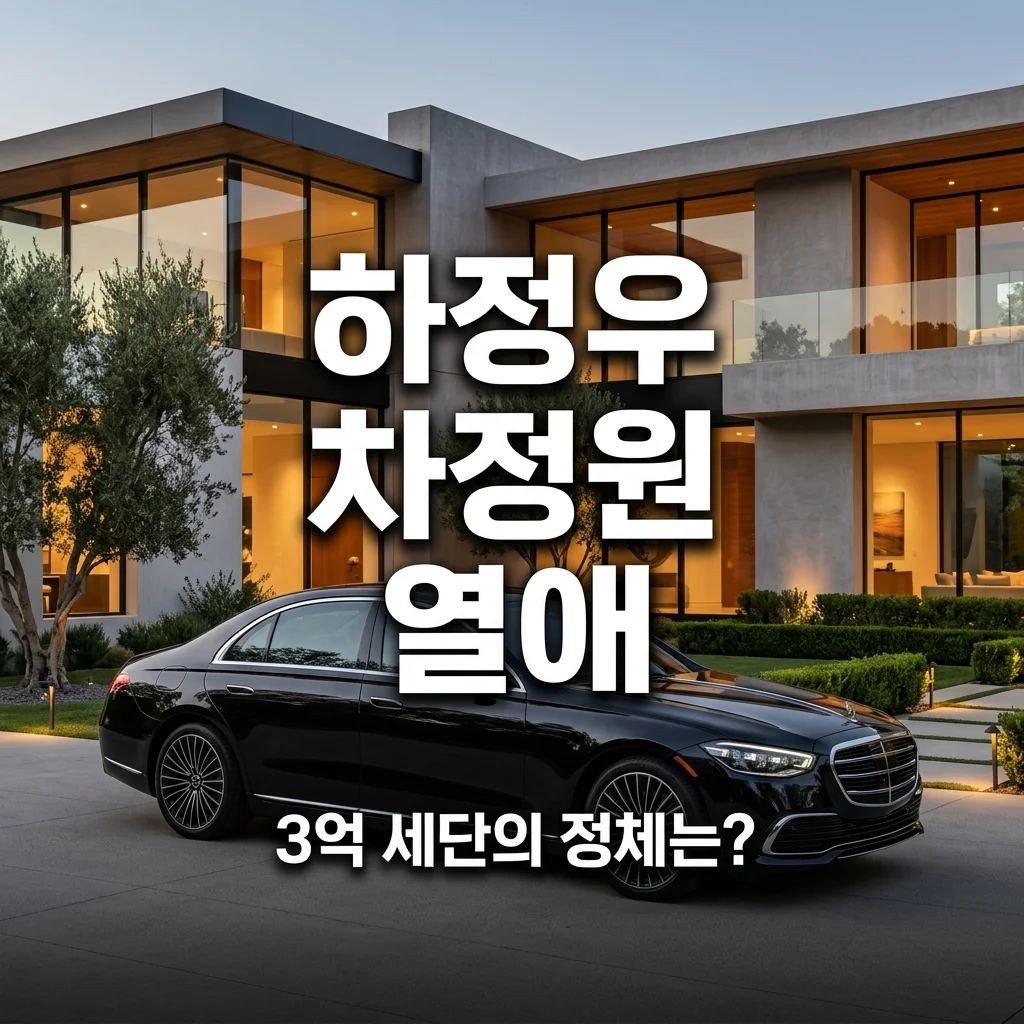하정우 차정원 11살 차이 열애 공식화? 400억 자산가의 3억 세단 정체