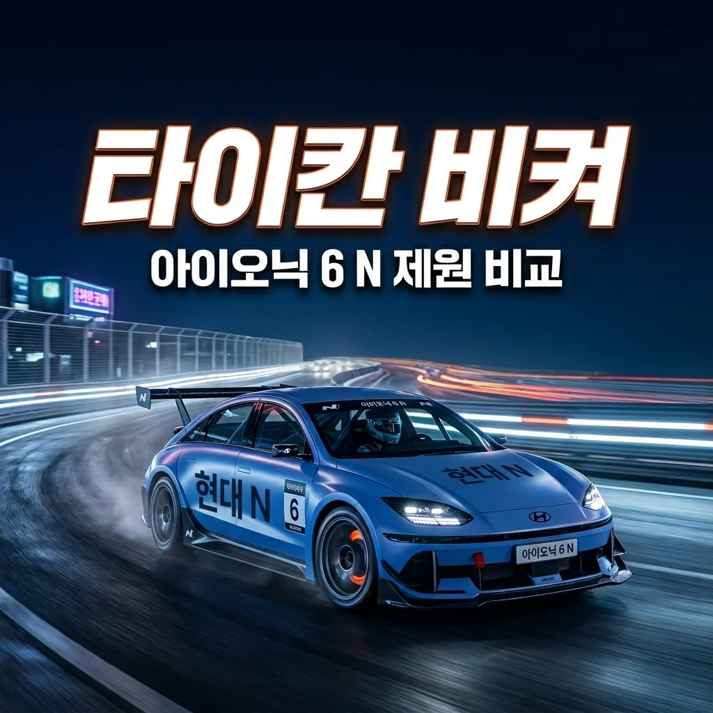 포르쉐 닮은 국산 전기 세단 아이오닉 6 N, 타이칸 압도하는 제원 가격 비교