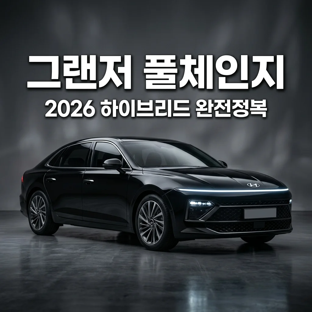 2026 더 뉴 그랜저 풀체인지 하이브리드 연비 제원 달라지는 점 총정리