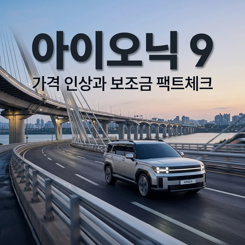 가격 인상됐다고? 2027 현대 아이오닉 9 제원 및 가격 보조금 팩트체크 총정리
