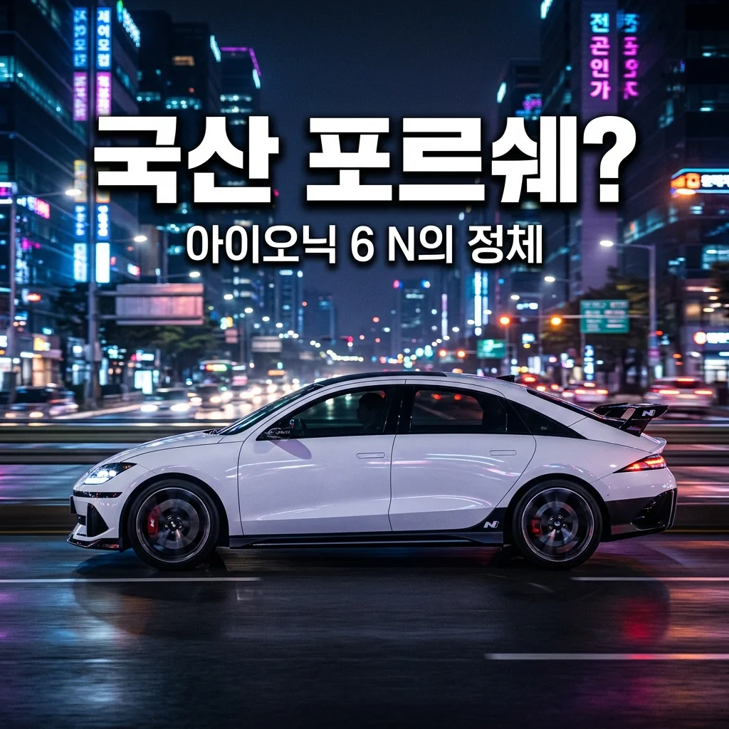 포르쉐 닮은 국산 전기 세단 아이오닉 6 N 성능 및 8천만원대 가격 분석