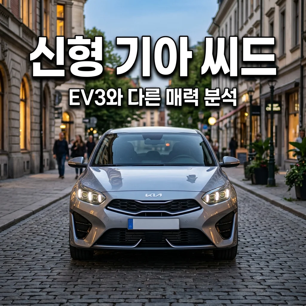 기아 신형 씨드 공개, EV3 닮은 디자인에 내연기관 매력 더했다 (EV3와 차별화 포인트)