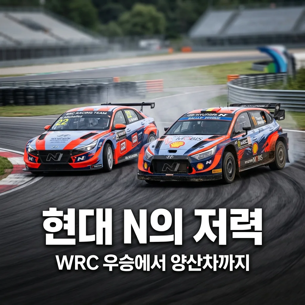 세계가 놀란 현대차 고성능 N의 기술력! WRC부터 TCR까지 모터스포츠 완전 정복