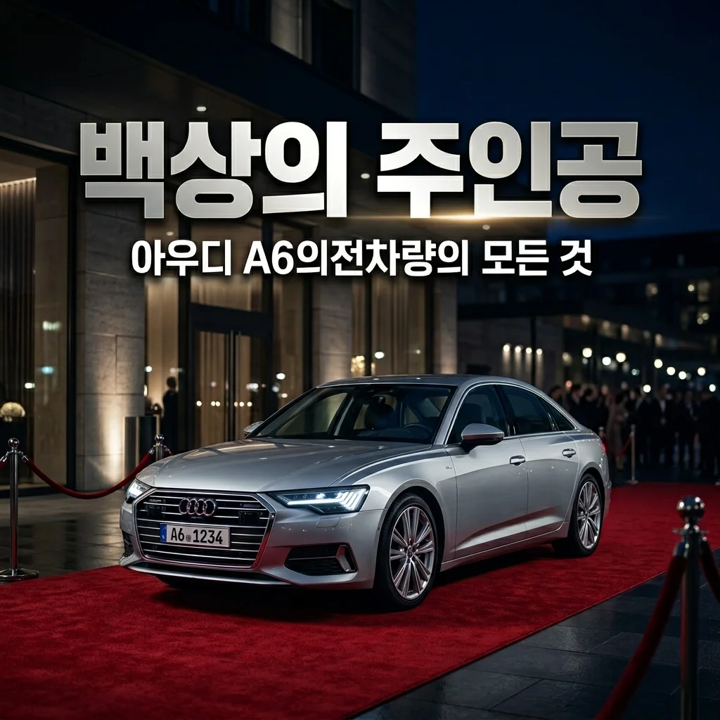 제62회 백상예술대상 공식차! 더 뉴 아우디 A6 레드카펫 위 존재감