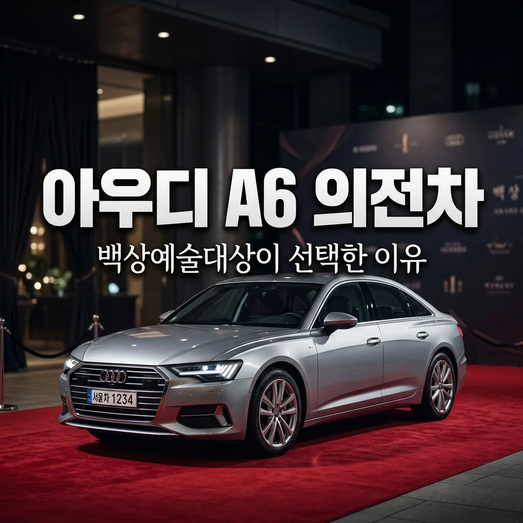 아우디 A6 백상예술대상 공식 의전차 선정 이유 및 비즈니스 세단 추천