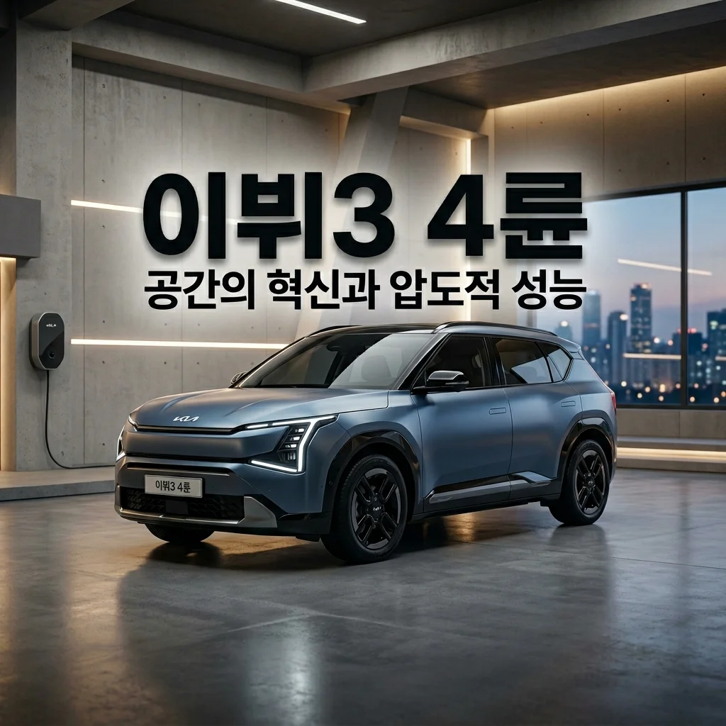 기아 EV3 4WD 출시! 소형 SUV를 뛰어넘는 압도적 실내 공간과 스펙 요약