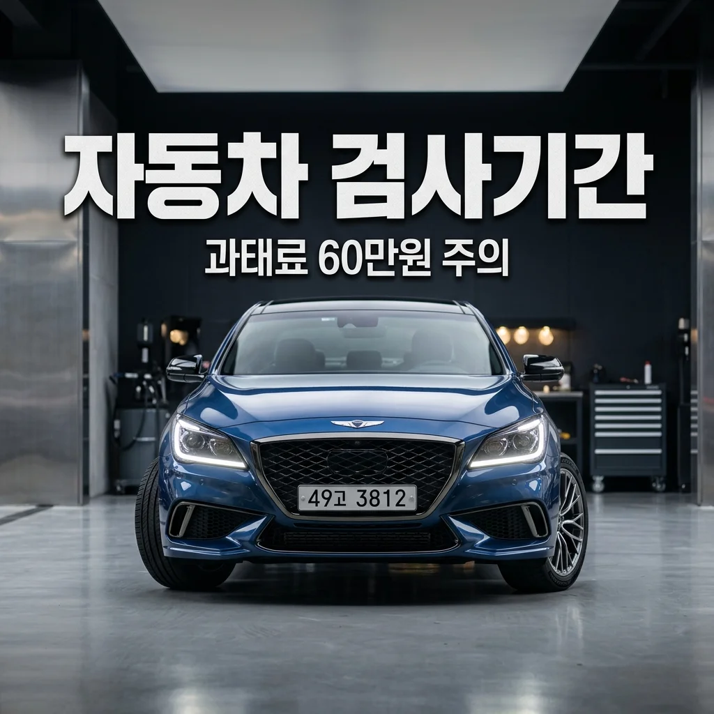 과태료 최대 60만원? 자동차 검사기간 조회 및 예약 방법 총정리