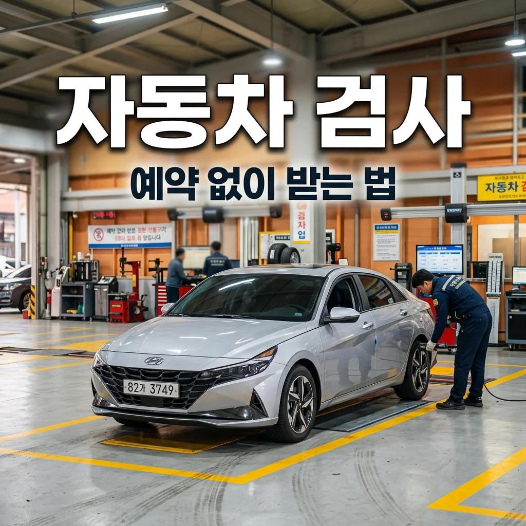 자동차 검사 예약 꽉 찼을 때? 검사기간 조회 및 민간 검사소 이용 꿀팁