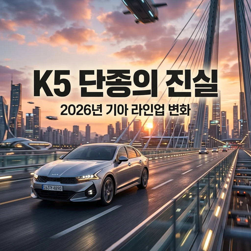 기아 K5 단종설의 진실? 2026년 세단 라인업 변화와 후속 모델 전망
