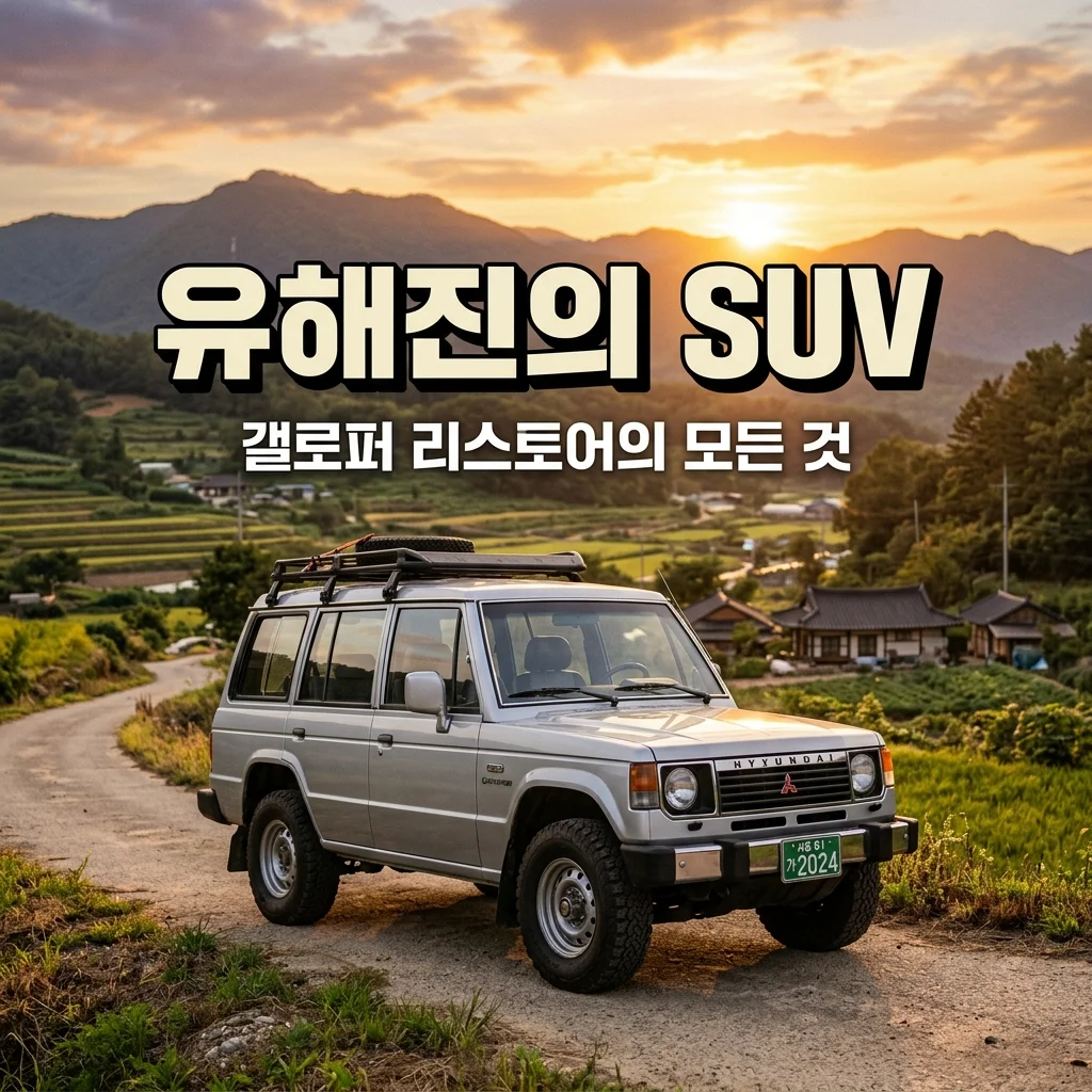 배우 유해진의 찐애정 SUV 정체는? 갤로퍼 리스토어 완벽 분석