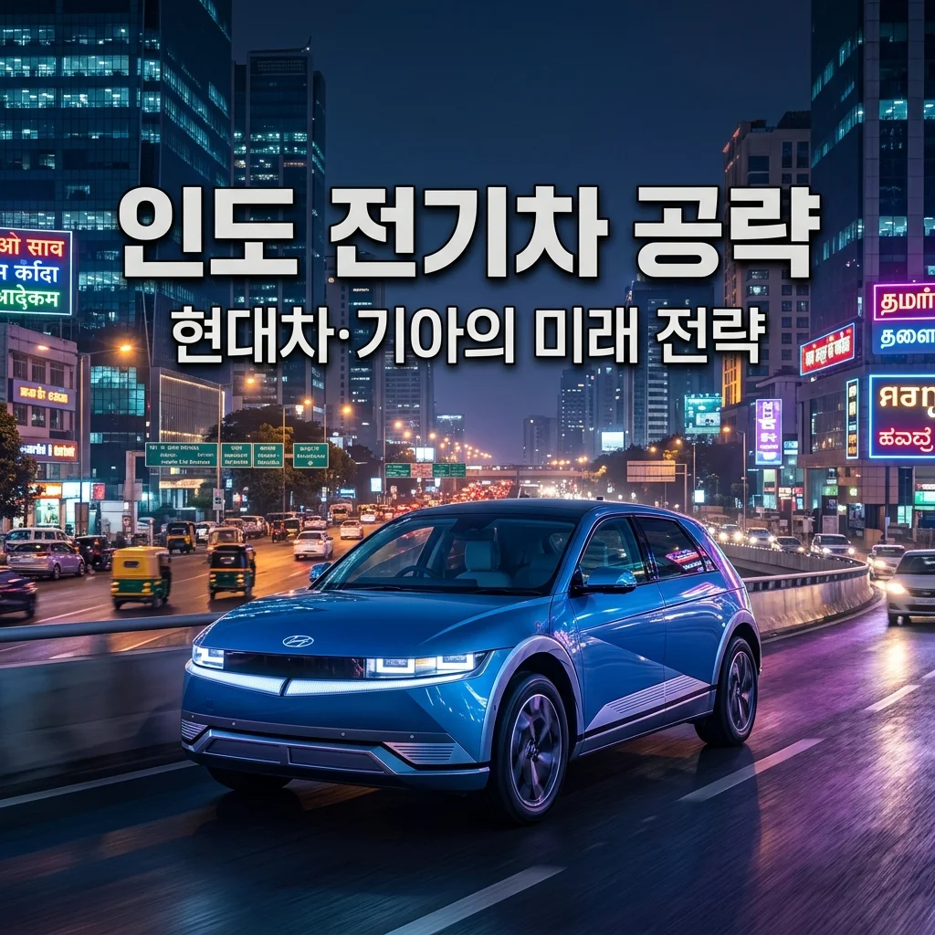 현대차 기아 인도 전기차 시장 공략! 파트너십 및 2026 출시 모델 예상도