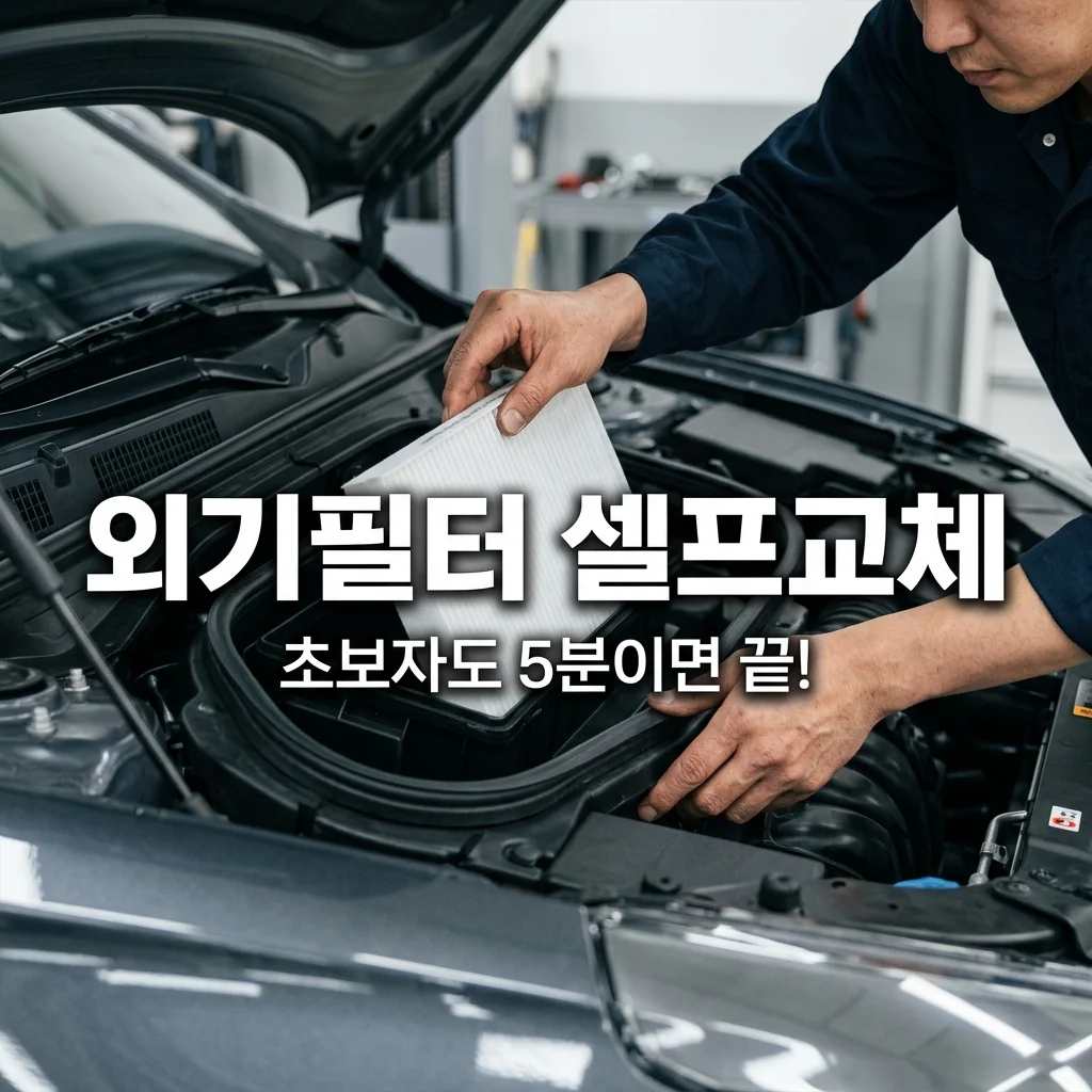 미세먼지 차단 외기필터 셀프 교체 주기 및 장착법 완벽 가이드