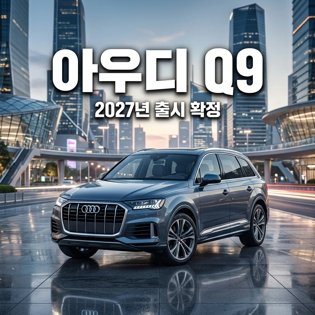 아우디 Q9 출시 확정! 2027년형 플래그십 SUV 제원 및 예상도 총정리