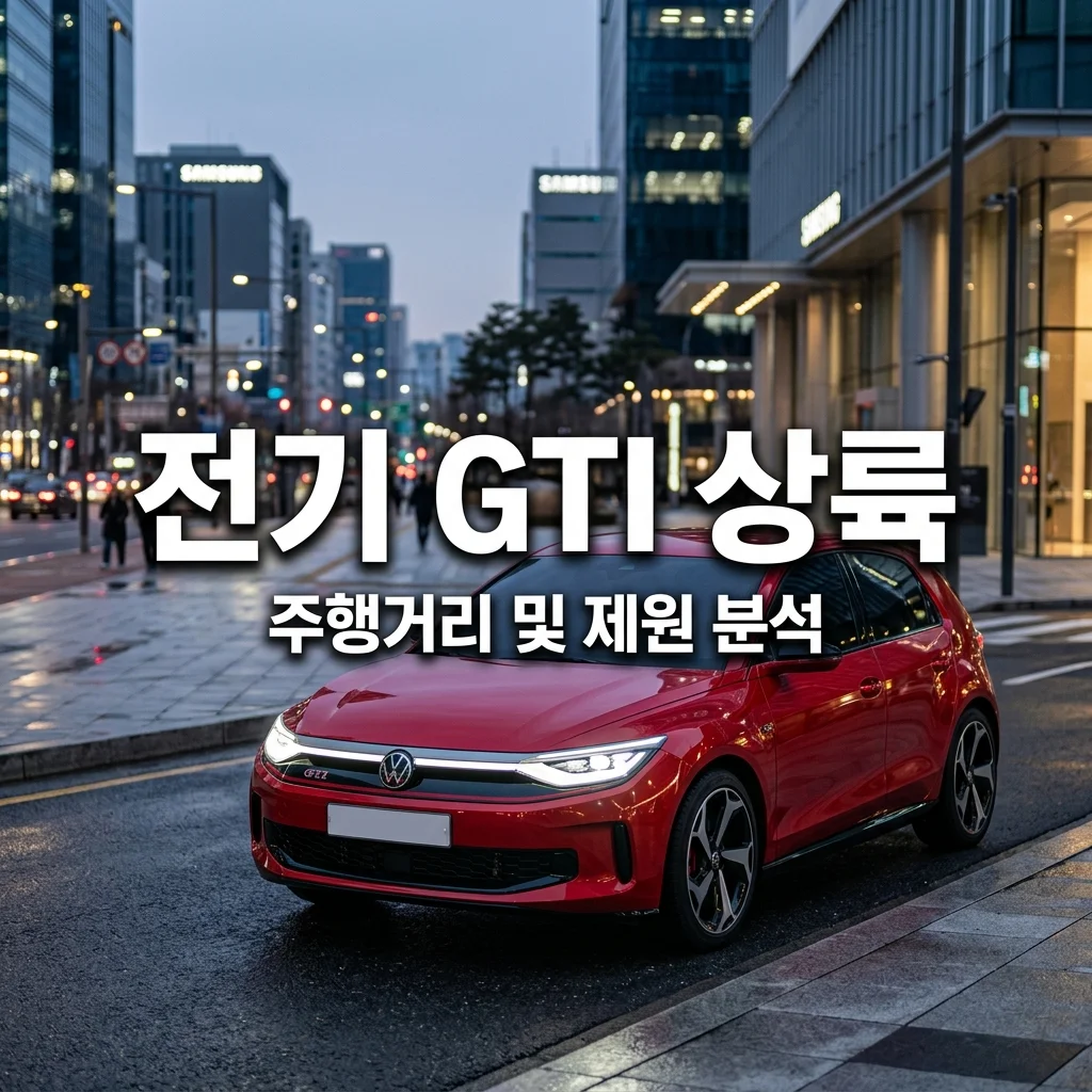폭스바겐 ID 폴로 GTI 공개! 주행거리 제원 및 고성능 전기 해치백 분석