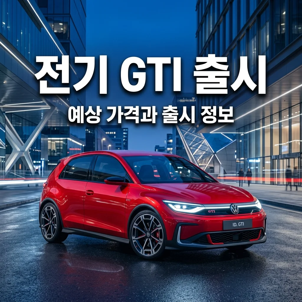 가성비 펀카 폭스바겐 ID 폴로 GTI 전기차 예상 가격 및 국내 출시 가능성