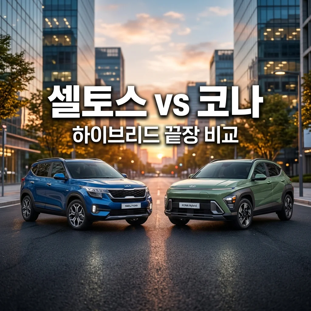 2026 기아 셀토스 vs 현대 코나 하이브리드 비교! 연비 승차감 결정적 차이